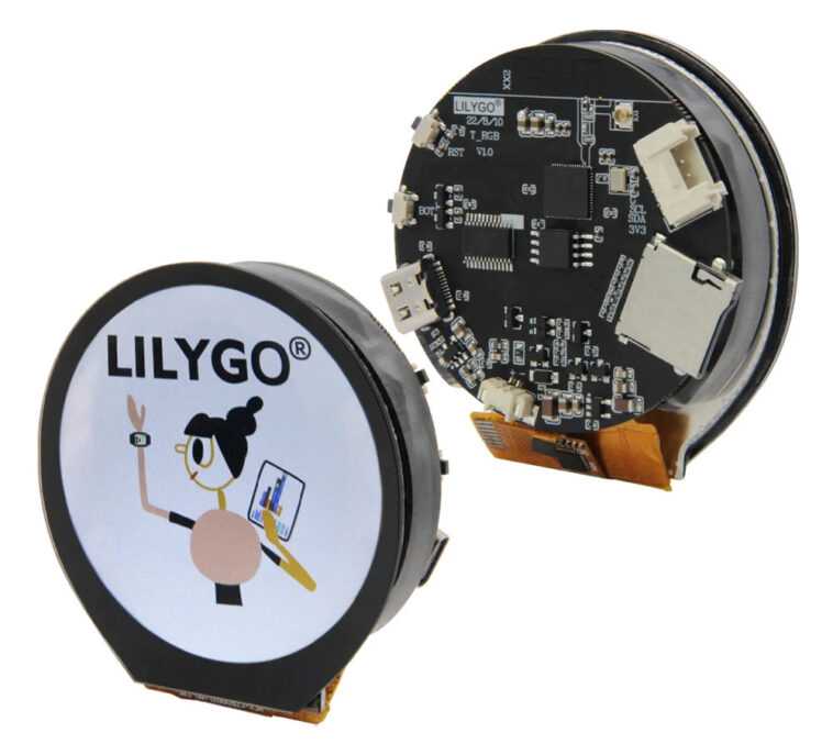 L'écran tactile couleur rond LILYGO T-RGB est alimenté par le microcontrôleur sans fil ESP32-S3R8 1 L'écran tactile couleur rond LILYGO T-RGB est alimenté par le microcontrôleur sans fil ESP32-S3R8