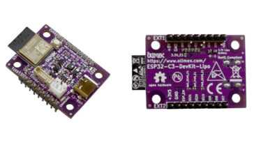 Olimex ESP32-C3-DevKit-Lipo est une petite carte RISC-V avec WiFi 4, Bluetooth 5.0 et un chargeur de batterie LiPo