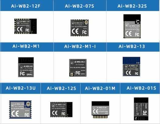 Modules IdO Ai-WB2 BL602 Modules IdO Ai-WB2 BL602