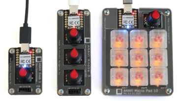Les périphériques d'entrée ANAVI Macro Pad 10 et Knobs exécutent le micrologiciel KMK sur Raspberry Pi RP2040 (financement participatif)