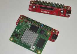 La carte de support miniature Raspberry Pi CM4 expose uniquement le port USB-C et l'en-tête GPIO à 40 broches