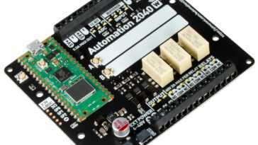 La carte Automation 2040 W prend en charge les E/S de 6 V à 40 V, livrée avec le Raspberry Pi Pico W