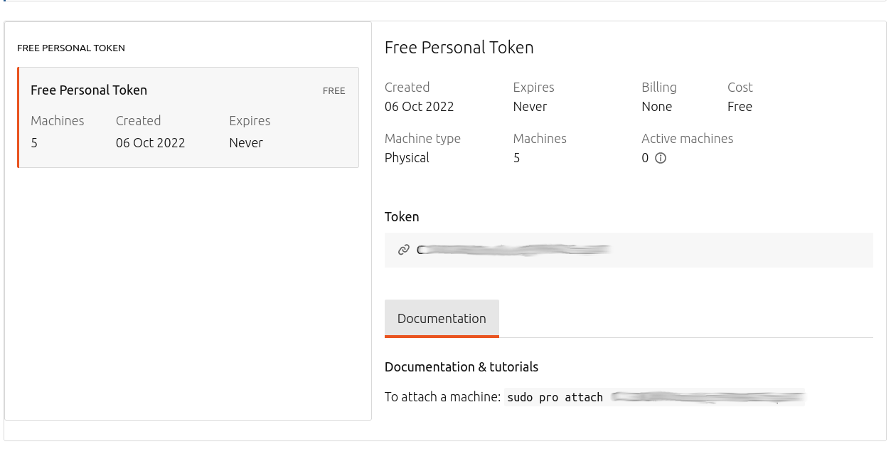 Jeton personnel gratuit Ubuntu Pro Jeton personnel gratuit Ubuntu Pro