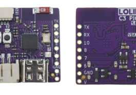 LOLIN C3 Pico est une petite carte ESP32-C3 avec prise en charge de la charge de la batterie