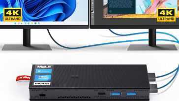 La mini clé PC Mele PCG02 Pro prend en charge les SSD M.2 NVMe ou SATA