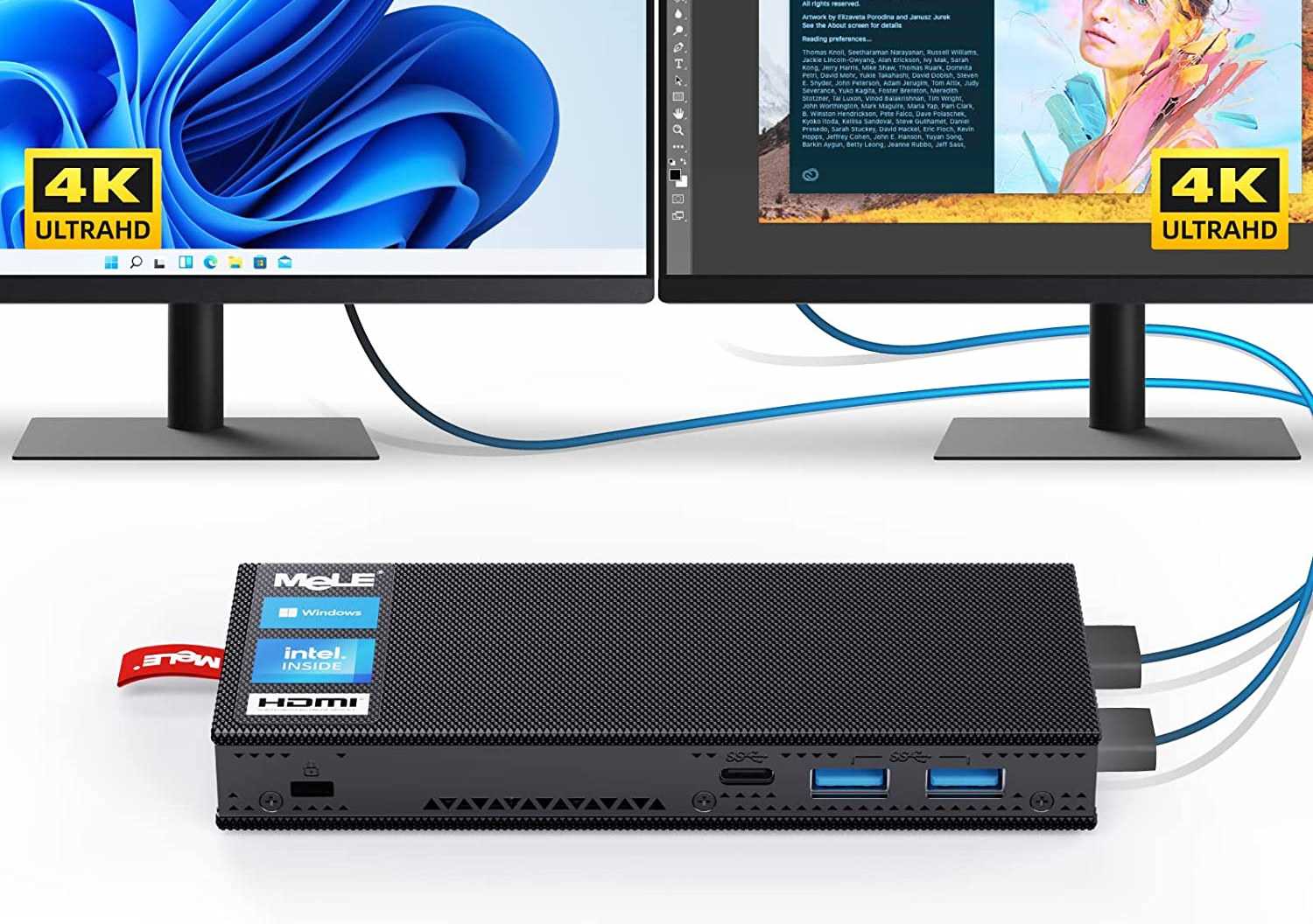 La mini clé PC Mele PCG02 Pro prend en charge les SSD M.2 NVMe ou SATA