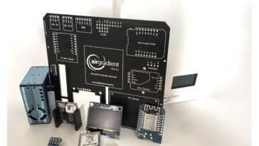 Le moniteur de qualité de l'air DIY est basé sur la carte Wemos D1 mini ESP8266, le capteur Sensirion SGP30 TVOC