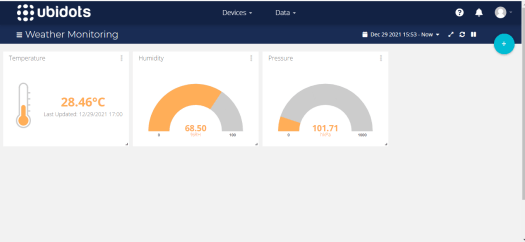 RAKWireless Kit Surveillance Météorologique Ubidots