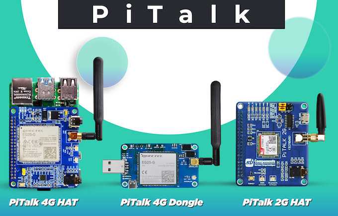 PiTalk 4G HAT pour dongle USB Raspberry Pi / 4G cible les applications M2M et IoT (Crowdfunding) 1 PiTalk 4G HAT pour dongle USB Raspberry Pi / 4G cible les applications M2M et IoT (Crowdfunding)
