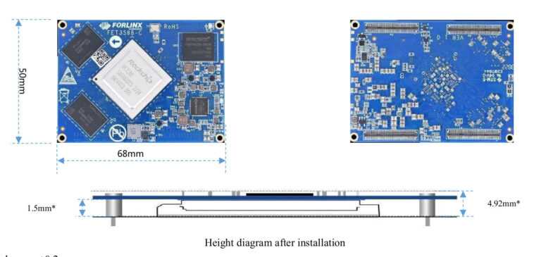 Le système sur module Rockchip RK3588 expose 400 broches via des connecteurs haute densité 1 Le système sur module Rockchip RK3588 expose 400 broches via des connecteurs haute densité