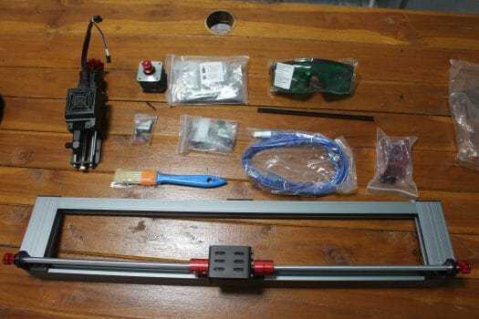 Vis de module laser de moteur pas à pas de graveur laser TS2 Graveur laser TS2 : moteur pas à pas, module laser, vis