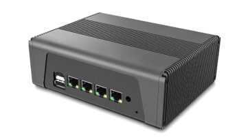 Mini PC TopTon TP-X4F avec quatre ports 2,5 GbE et jusqu'au processeur AMD Ryzen 7 5825U