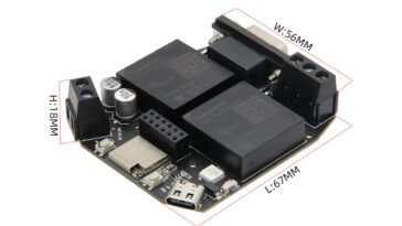 La carte LILYGO T-RSC3 ESP32-C3 comprend des interfaces RS232 et RS485 isolées, une entrée 5 à 24 V CC