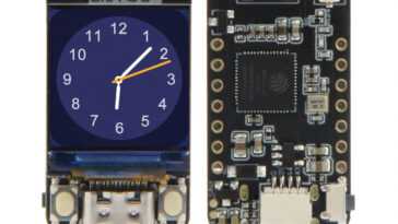 L'écran WiFi IoT LILYGO T-QT Pro de 0,85 pouce ajoute la prise en charge du chargement de la batterie