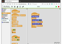 MicroBlocks est un IDE de programmation visuel pour les microcontrôleurs 32 bits