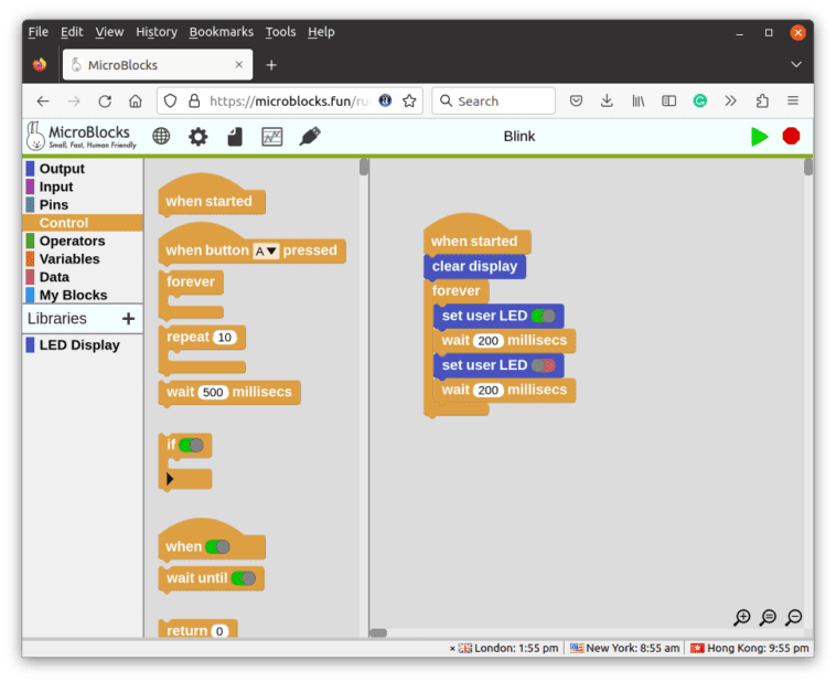 MicroBlocks est un IDE de programmation visuel pour les microcontrôleurs 32 bits 1 MicroBlocks est un IDE de programmation visuel pour les microcontrôleurs 32 bits