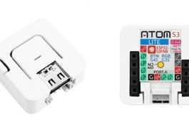M5stack ATOMS3 Lite est un minuscule contrôleur IoT ESP32-S3 avec WiFi, Bluetooth et un émetteur infrarouge
