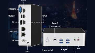 Le mini PC KC12 Alder Lake-P prend en charge jusqu'à 64 Go de RAM, quatre écrans et deux 2,5 GbE