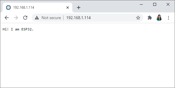 Exemple de démo AsyncElegantOTA URL racine du serveur Web