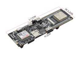 La carte IoT prend en charge WiFi, Bluetooth, NB-IoT, Cat-M et GNSS avec les modules ESP32-S3 et SIM7080G