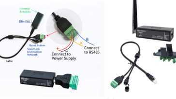 Elfin-EW11 est une unité compacte WiFi vers RS485 avec prise en charge de Modbus TCP