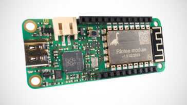 La carte IoT RP2040 empilable sans batterie de Riotee embarque un module nRF52833 (Crowdfunding)
