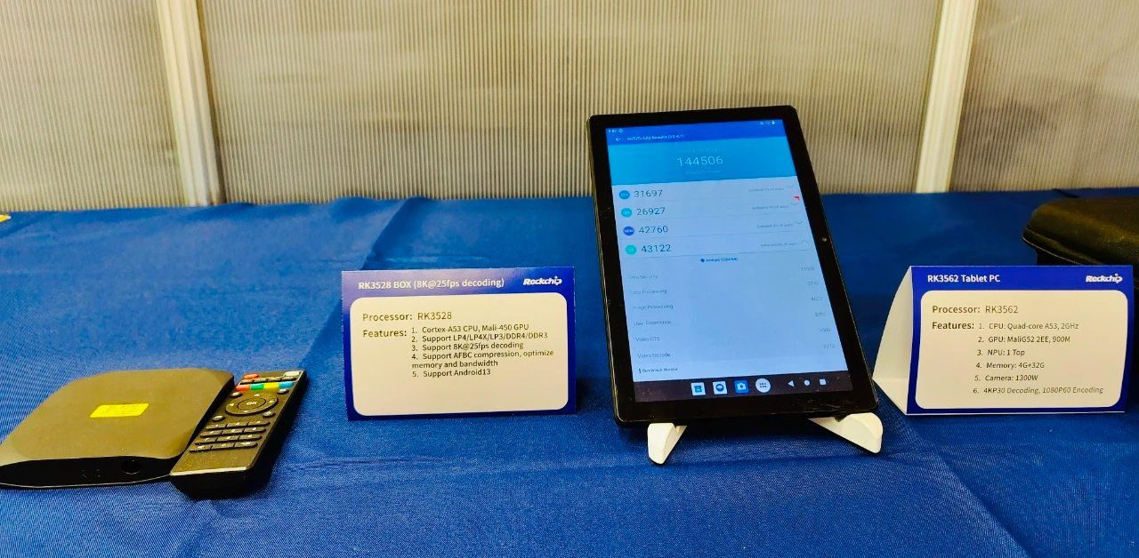 Rockchip présente le SoC du boîtier TV RK3528 et le SoC de la tablette RK3562