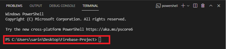 Installer les outils Firebase 2