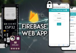 ESP32/ESP8266 : application Web Firebase pour afficher les lectures des capteurs