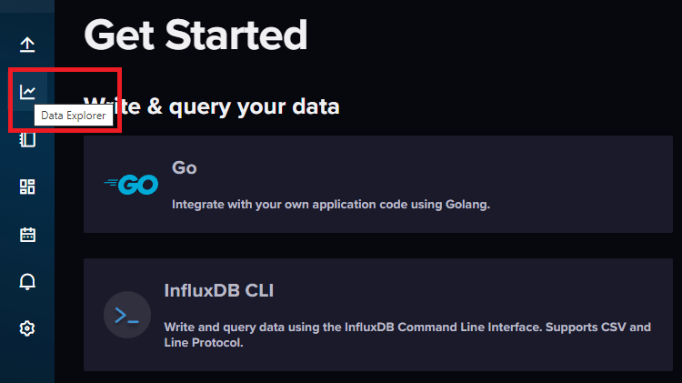 explorateur de données influxDB