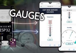 Serveur Web ESP32 : afficher les lectures des capteurs dans les jauges