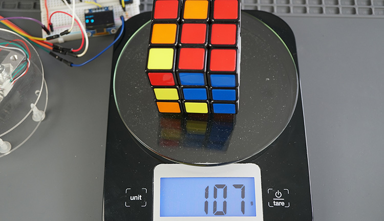 ESP8266 NodeMCU avec cellule de charge et amplificateur HX711 (balance numérique) 21 Test de balance numérique ESP8266