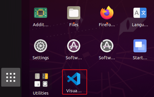 Microsoft Visual Studio Code VS Code Application ouverte Linux Ubuntu