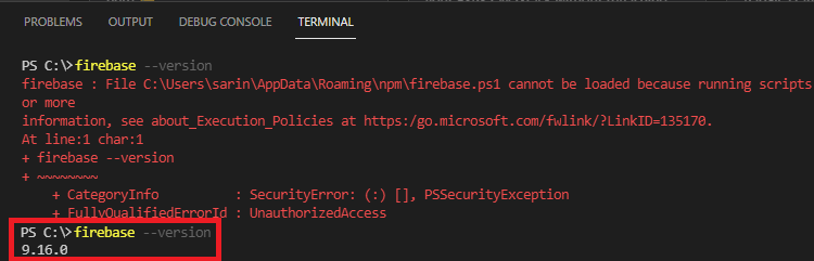 Installer la version 4 des outils Firebase