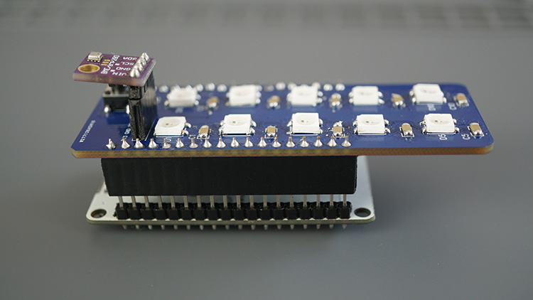 Indicateur d'état PCB Shield Stack ESP32