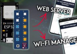 ESP32 Neopixel Status Indicator et Sensor PCB Shield avec Wi-Fi Manager
