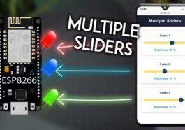 Serveur Web ESP8266 NodeMCU (WebSocket) avec plusieurs curseurs PWM