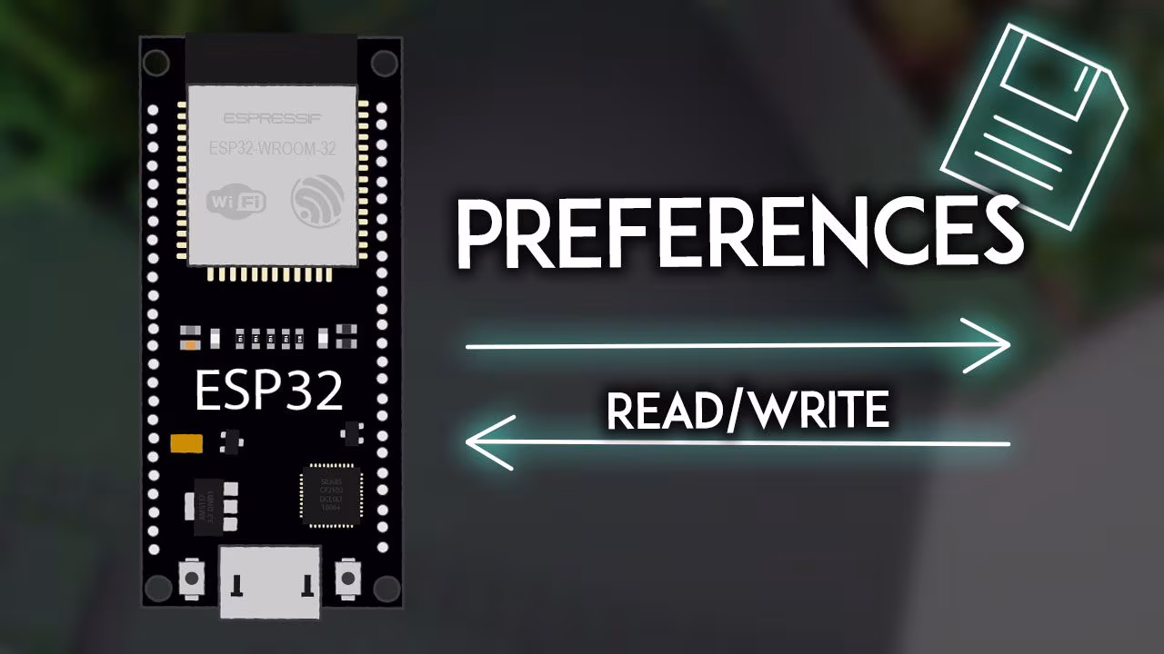 ESP32 Enregistrer les données de manière permanente à l'aide de la bibliothèque de préférences