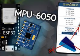 Gyroscope accéléromètre ESP32 Web Server MPU-6050 (objet 3D)