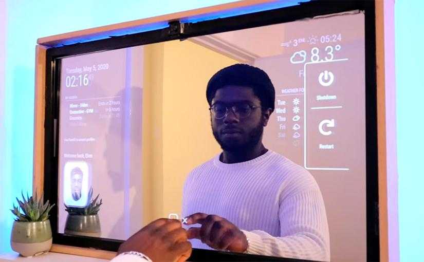 Ils créent un Magic Mirror tactile avec reconnaissance faciale »Raspberry pour les débutants