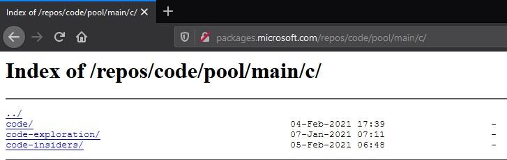 Les référentiels Microsoft apparaissent sur Raspberry Pi OS »Raspberry pour les débutants 2 Contenu des référentiels Microsoft sur Raspberry Pi OS