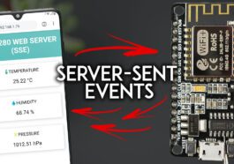 Serveur Web ESP8266 NodeMCU utilisant les événements envoyés par le serveur (SSE)