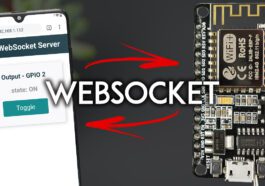 Serveur WebSocket ESP8266 NodeMCU : sorties de contrôle (IDE Arduino)