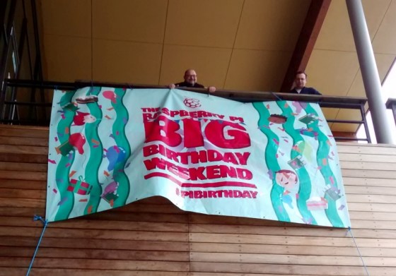 L'histoire du Raspberry Pi Big Birthday Weekend - Raspberry Pi Pod et base micro:bit 5 bannerhanging_sm