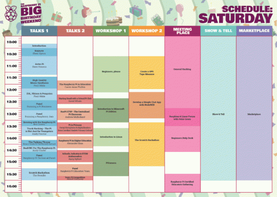 L'histoire du Raspberry Pi Big Birthday Weekend - Raspberry Pi Pod et base micro:bit 8 calendrier