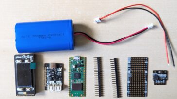 Capteur portable de température, d'humidité et de pression utilisant un Raspberry Pi Pico W