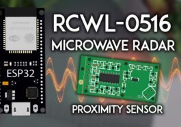 ESP32 avec capteur de proximité radar à micro-ondes RCWL-0516 (Arduino IDE)