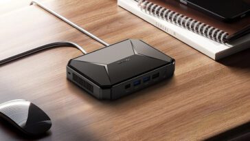 Le mini PC Chuwi HeroBox 2023 à faible coût est doté d'un processeur N100, prend en charge le SSD M.2 NVMe et le stockage SATA de 2,5 pouces