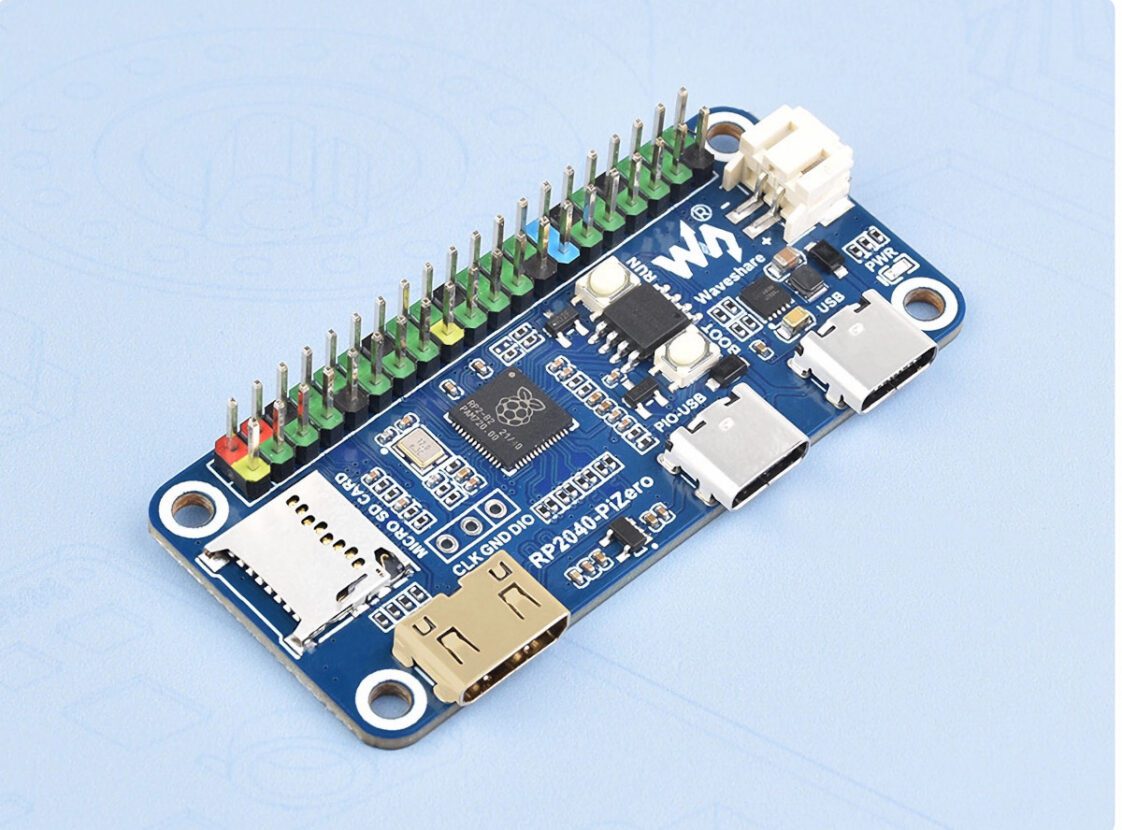 Waveshare RP2040-PiZero - Une carte Raspberry Pi RP2040 avec facteur de ...