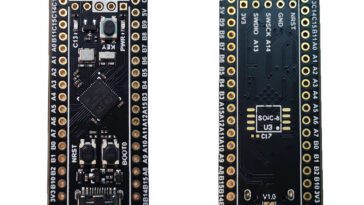 Le clone de la carte "Black Pill" à 49 cents comprend le microcontrôleur AT32 Cortex-M4F